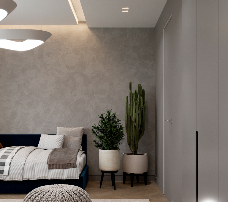 Chambre à coucher 2 Villa Maison Design d’intérieur Côte d’Azur 4