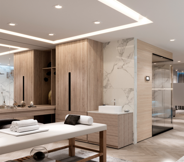 Sauna hammam Villa Maison Design d’intérieur Côte d’Azur 7